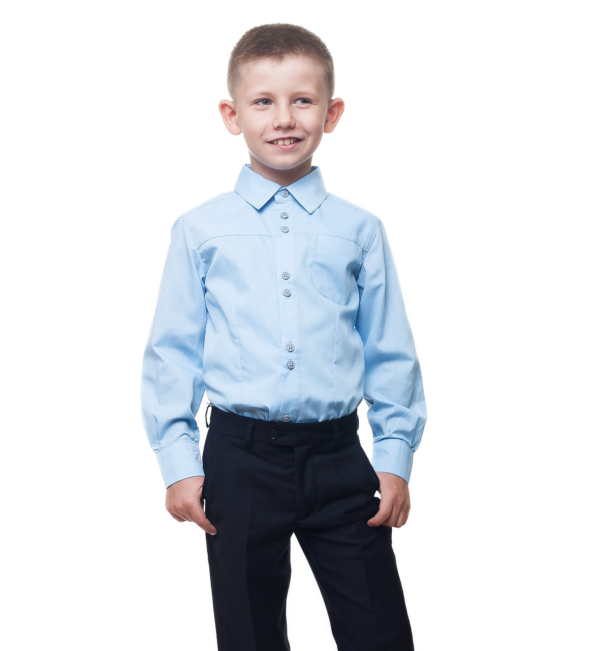 

Сорочка дитяча 122 см блакитний Kids Couture