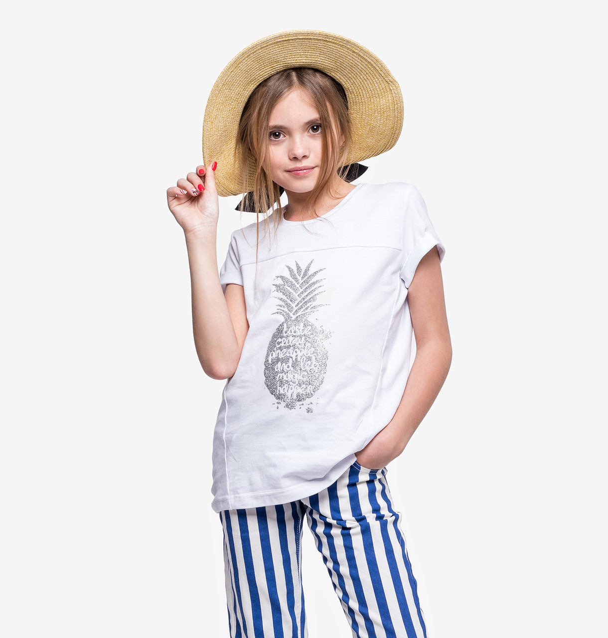 

Футболка дитяча 146 см білий Kids Couture, Белый