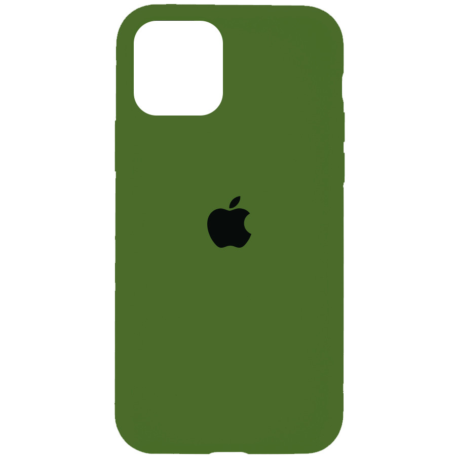 

Чехол Silicone Case Full Protective (AA) для Apple iPhone 11 (6.1, Зеленый / army green