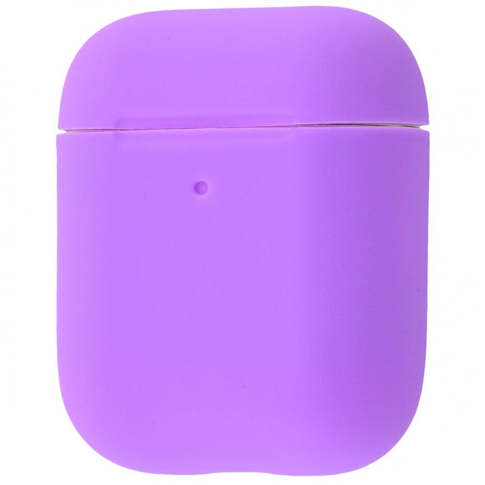 

Чехол STR Silicone Case Slim for AirPods 1/2 (purple)