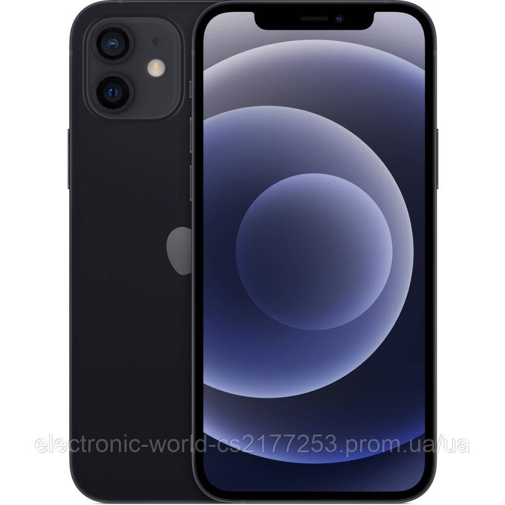 

Мобильный телефон Apple iPhone 12 64Gb Black (MGJ53FS/A | MGJ53RM/A, Черный