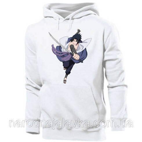 

Толстовка Саске Утиха. Naruto одежда. С любым героем наруто.