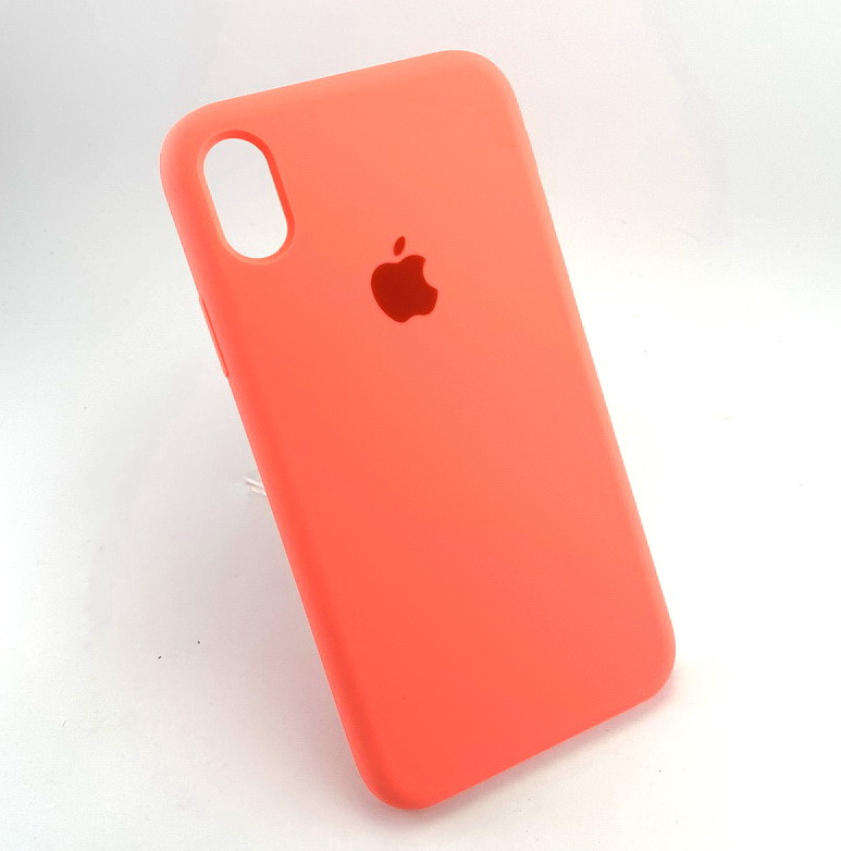 

Чехол на iPhone XR накладка бампер противоударный Original Soft Touch кораловый, Терракота