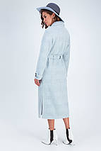 Пальто женское Элана бело-голубой, фото 3