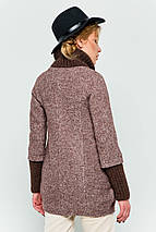 Пальто женское Брук коричневый, фото 3