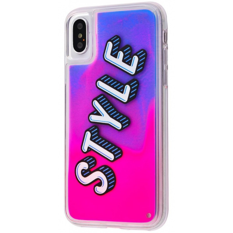 

TPU+PC чехол Lovely Stream Neon sand для Apple iPhone X / XS (5.8")