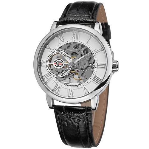 

Часы наручные Forsining 8099 Black-Silver-White