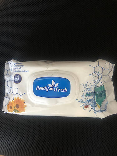 Серветка волога антибактеріальна "Handy" (120шт) з клапаном: продажа, цена  в Ровно. Влажные салфетки от "Упаковкамаг" - 1149681082