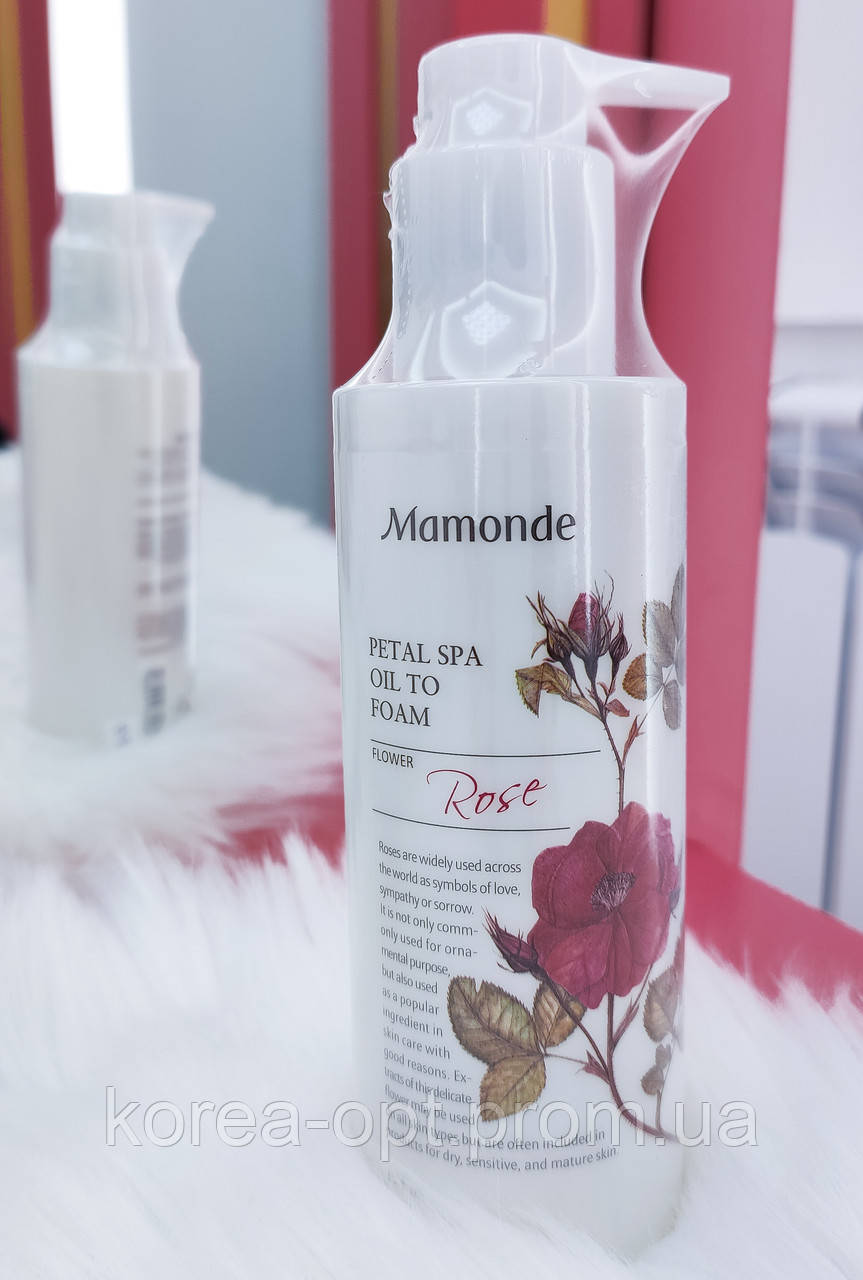 

Гидрофильное масло-пенка для умывания Mamonde petal spa oil to foam 175 мл