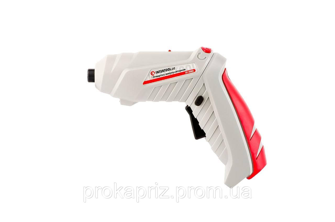 

Отвертка аккумуляторная Intertool - 3,6 В