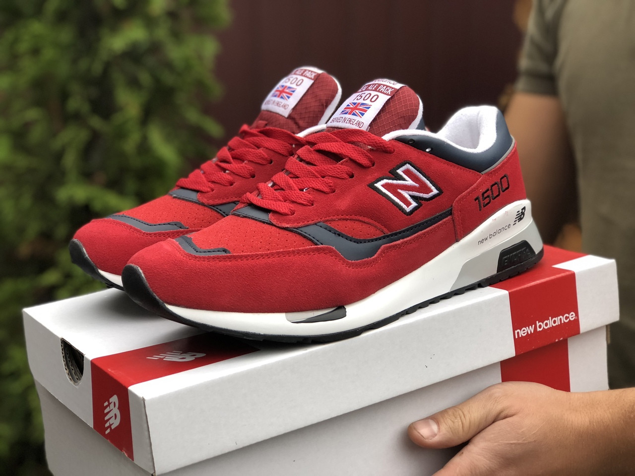 

Кроссовки мужские в стиле 9917 New Balance 1500 красные, В ассортименте