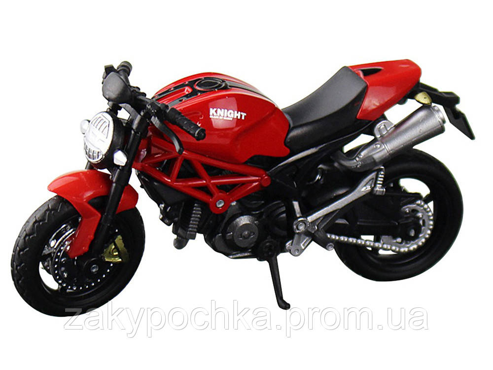 

Модель мотоцикла Knight 1:18 Красный