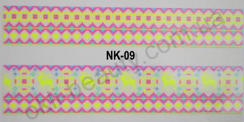 3D-наклейки на клеевой основе для дизайна ногтей, NK-09
