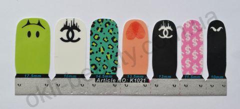 Лакова плівка для дизайну нігтів, К1021
