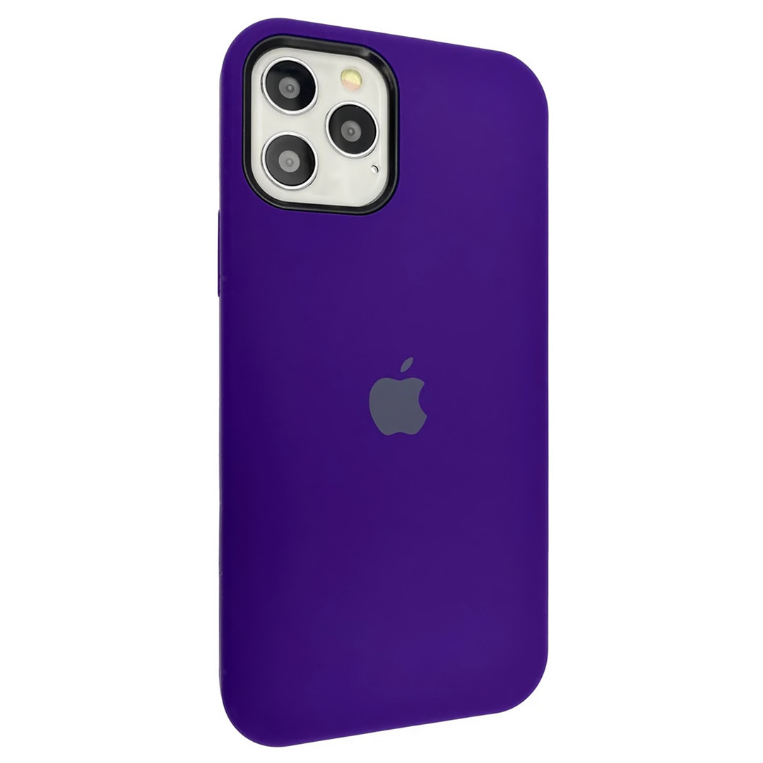 

Силиконовый чехол Silicone case full cover для Apple iPhone 12 Pro Max | Ultra Violet | DK