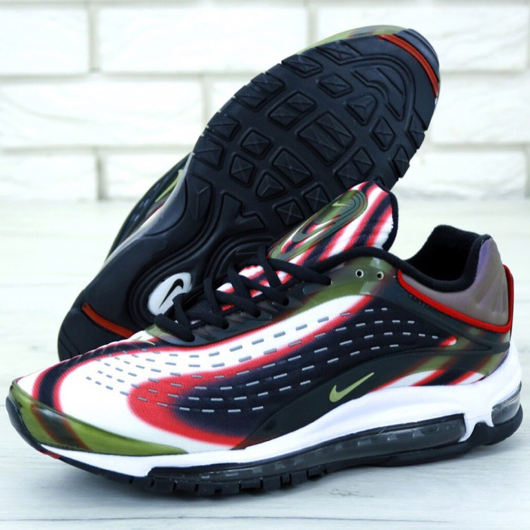 

Мужские кроссовки Air Max Deluxe черный, белый, желтый, красный 45, Разные цвета