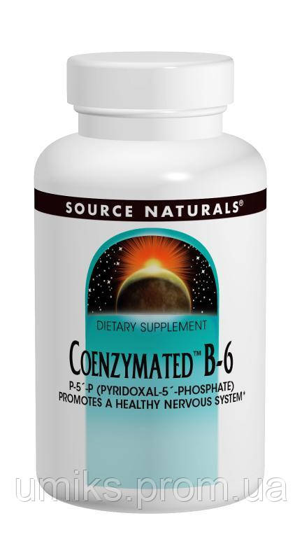 

Коэнзим Витамина В6 100мг, Source Naturals, 60 таблеток (SN1860)