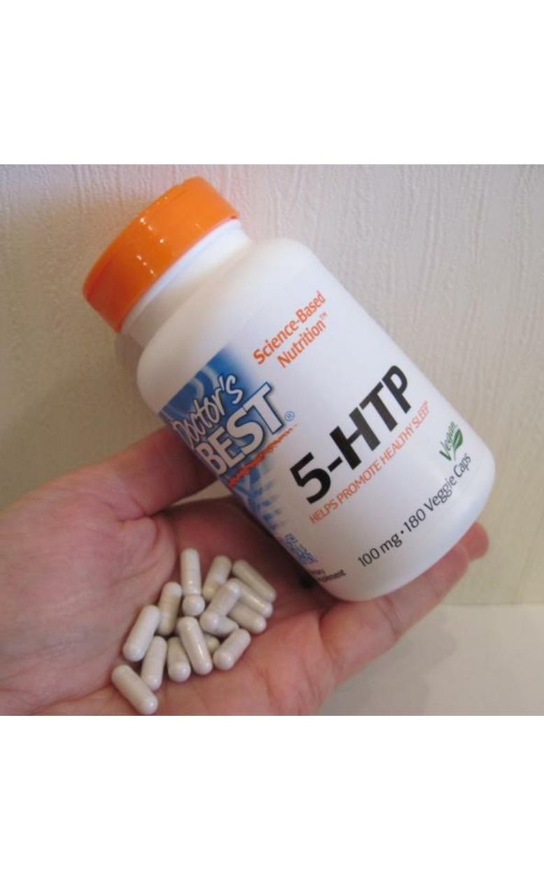 

5-HTP, 100 мг, Doctor's Best, 180 вегетарианских капсул