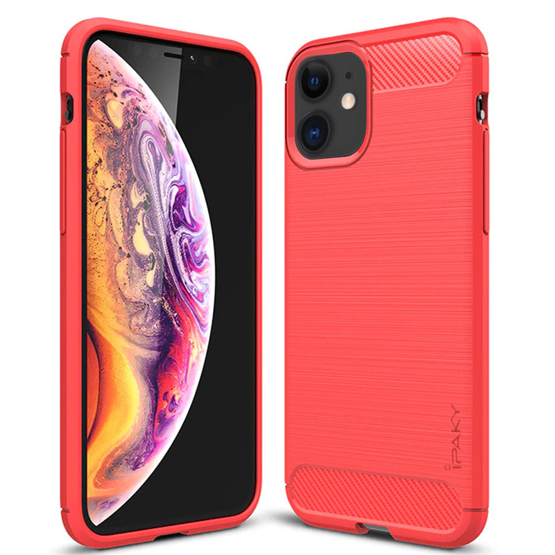

TPU чехол iPaky Slim Series для Apple iPhone 11 (6.1") Красный