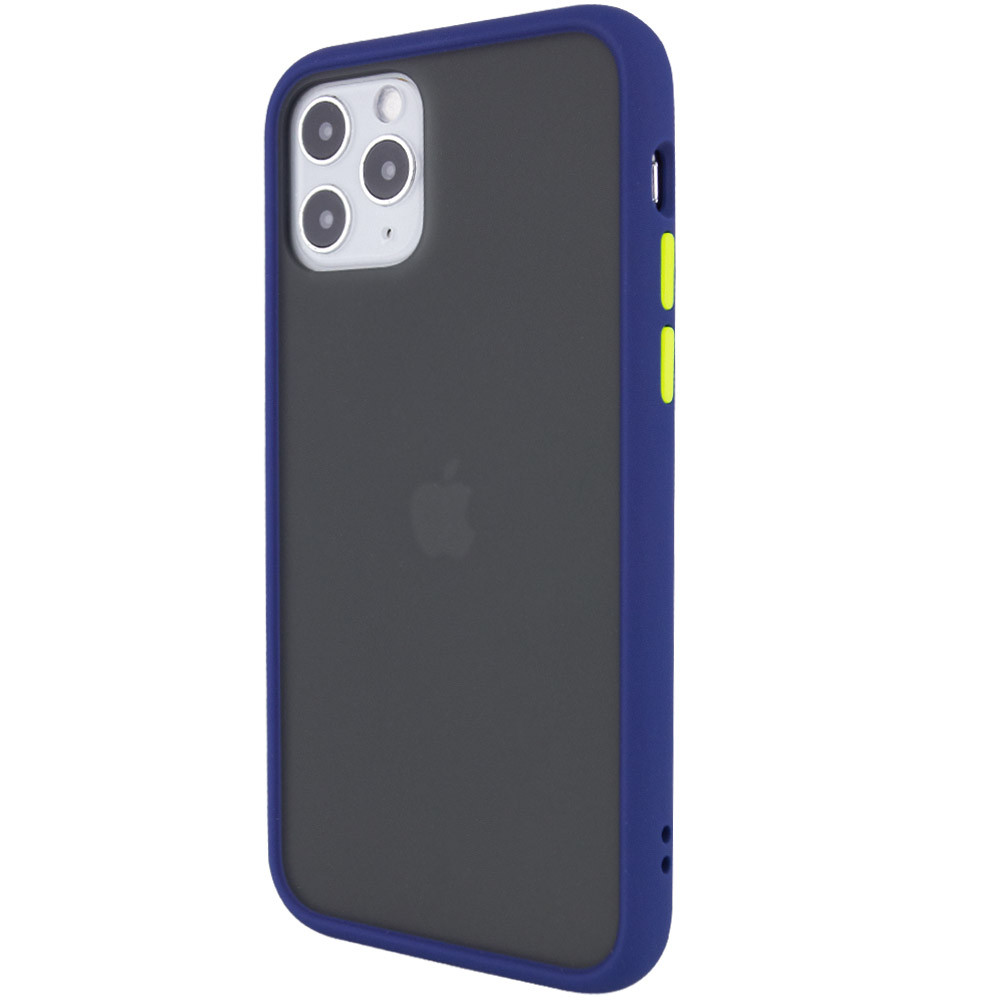 

TPU+PC чехол LikGus Maxshield для Apple iPhone 11 Pro Max (6.5") Синий