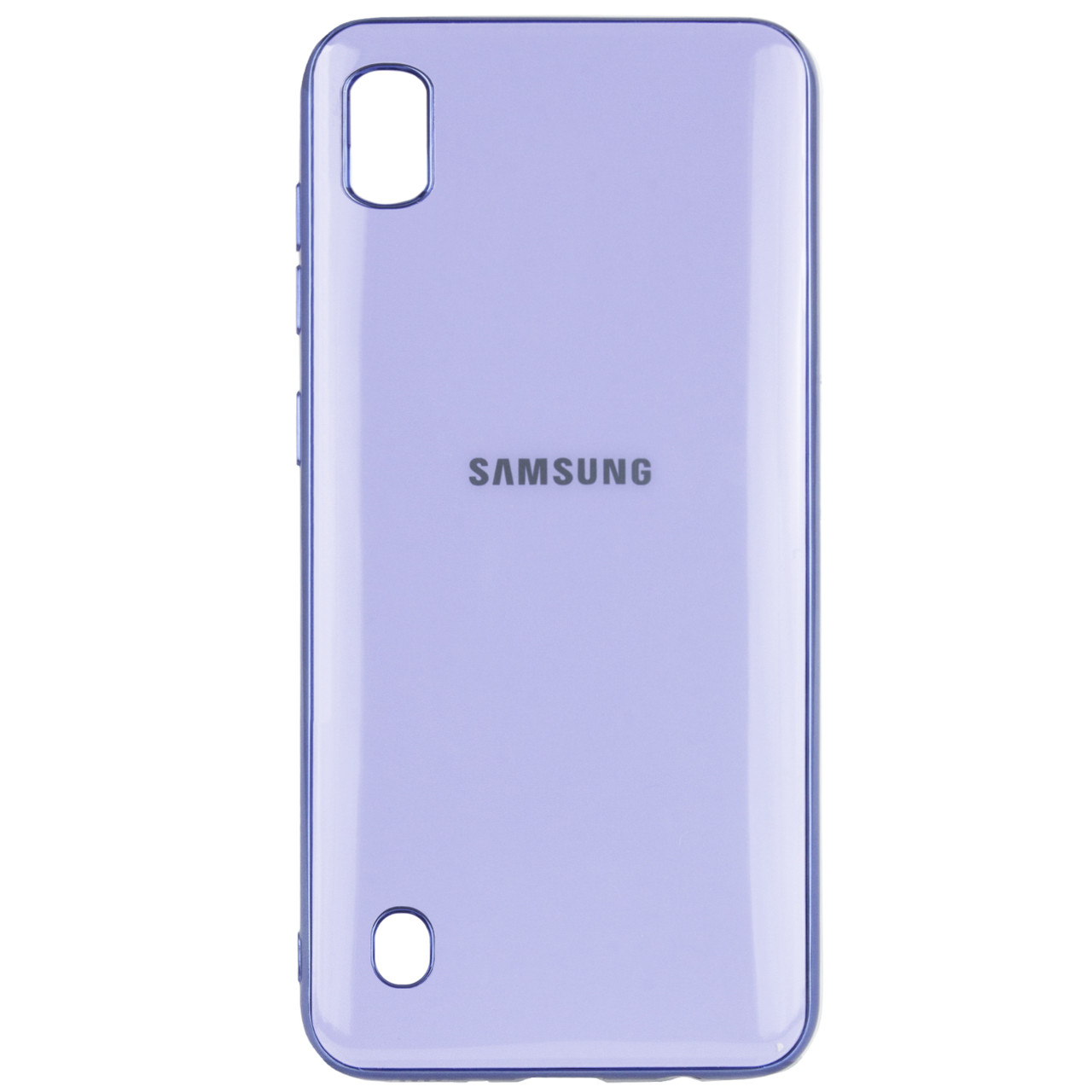 

TPU чехол GLOSSY LOGO для Samsung Galaxy A10 (A105F) Сиреневый