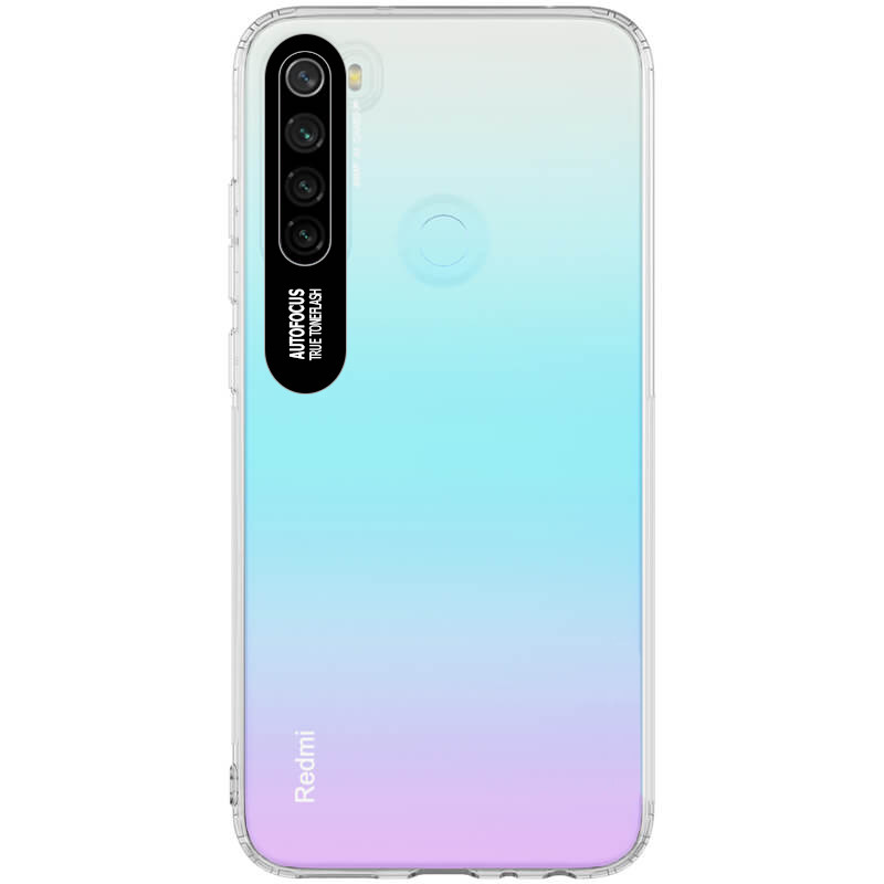 

TPU чехол Epic clear flash для Xiaomi Redmi Note 8 Бесцветный / Черный