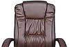 Офисное кресло эко кожа коричневый Malatec 8985, фото 4