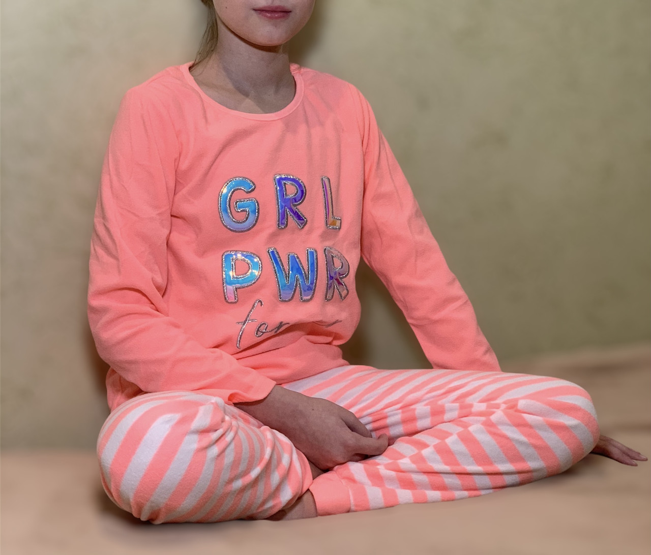 

Детская флисовая пижама Primark girl (JW20001fg03/128, Розовый: розовый