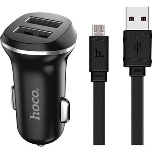 

АЗУ HOCO Z1 2USB/2.1A+micro Black, Черный