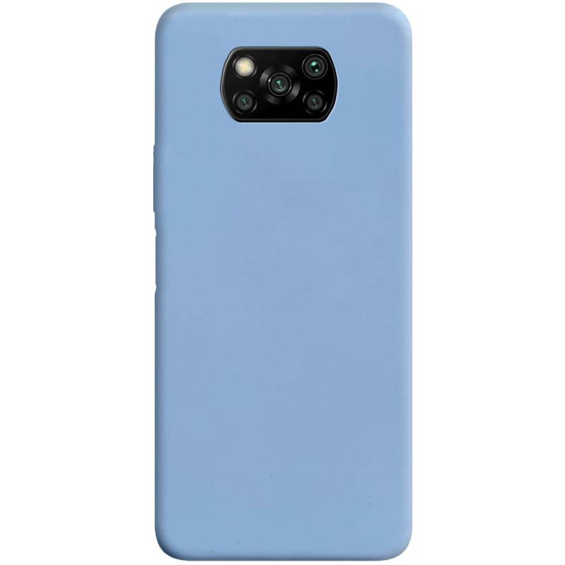 

Силиконовый чехол Candy для Xiaomi Poco X3 NFC Голубой / Lilac Blue