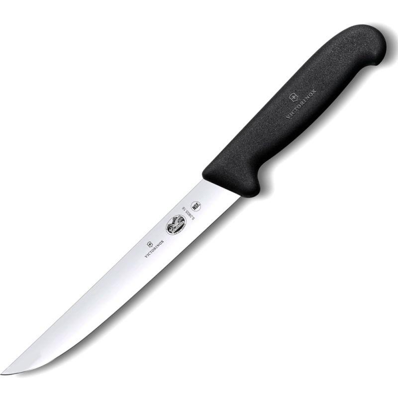 

Кухонный филейный нож Victorinox Fibrox Carving 18 см Черный (5.2803.18)