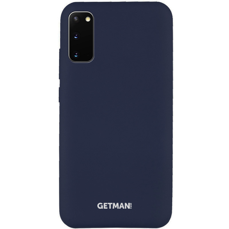 

Чехол Silicone Cover GETMAN for Magnet для Samsung Galaxy S20 Синий / Gray Cobalt