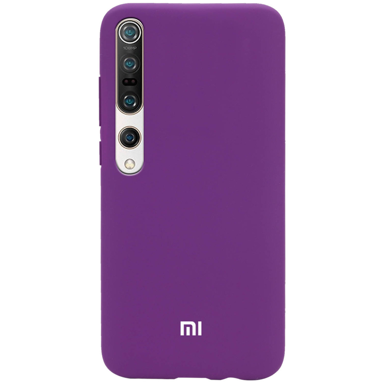 

Чехол Silicone Cover Full Protective (AA) для Xiaomi Mi 10 / Mi 10 Pro Фиолетовый / Grape