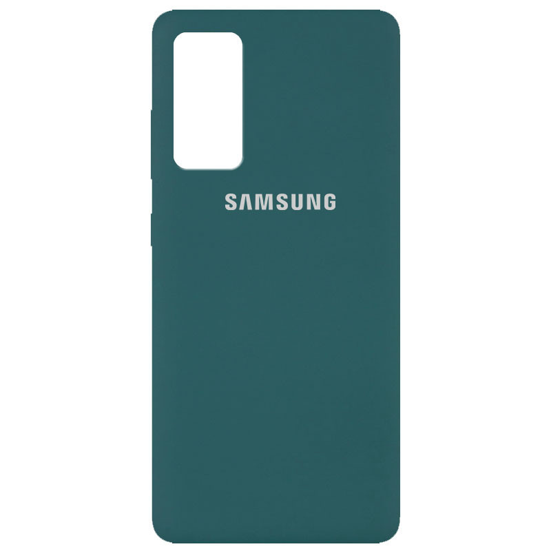 

Чехол Silicone Cover Full Protective (AA) для Samsung Galaxy S20 FE Зеленый / Pine green