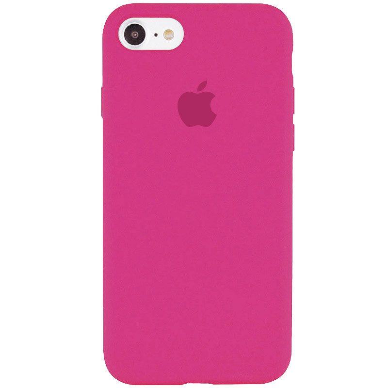 

Чехол Silicone Case Full Protective (AA) для Apple iPhone 7 / 8 / SE (2020) (4.7") Малиновый / Dragon Fruit