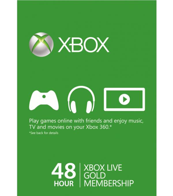 Xbox Live Gold - 48 часов (2 дня для Xbox 360/One) подписка для всех  регионов и стран, цена 99 грн., купить в Ужгороде — Prom.ua (ID#1124430938)