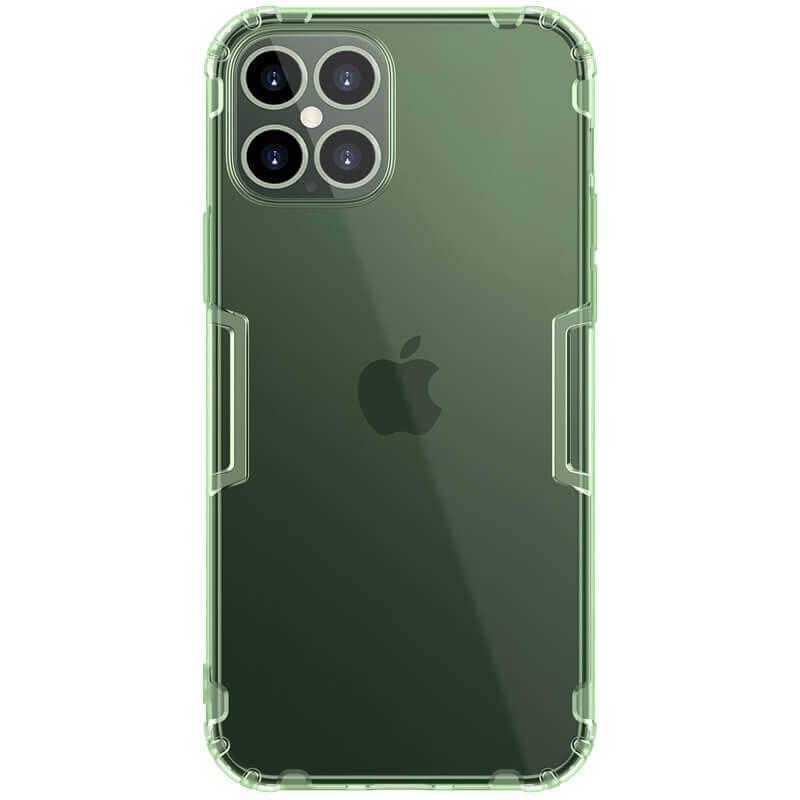 

TPU чехол Nillkin Nature Series для Apple iPhone 12 Pro Max (6.7") Темно-зеленый (прозрачный)