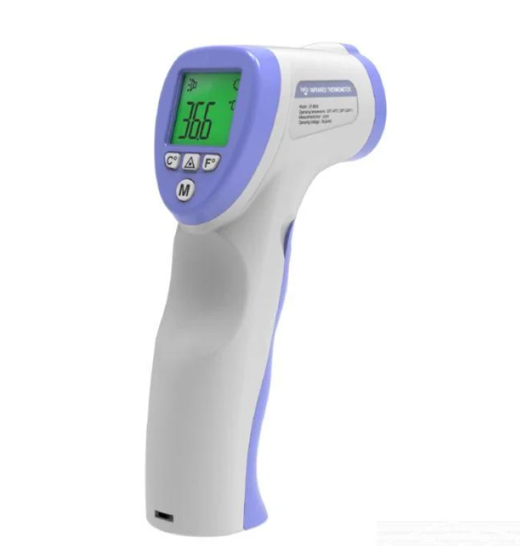 

Термометр DT-8826.Бесконтактный цифровой инфракрасный лобный термометр Infrared Thermometer, градусник