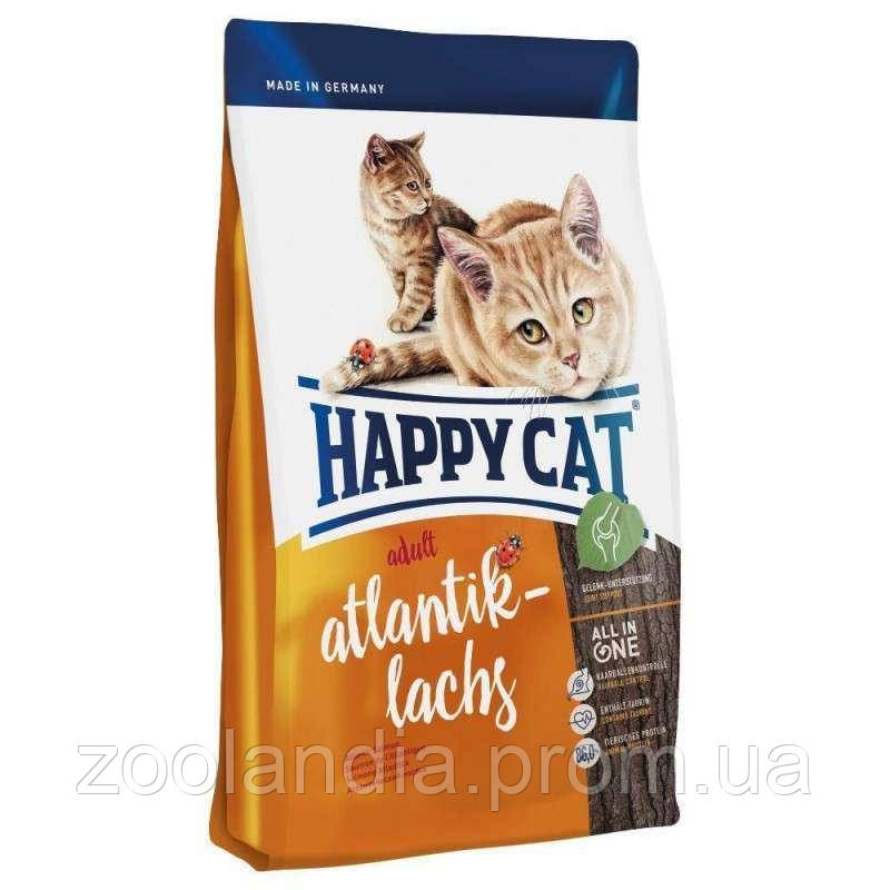 

Happy Cat (Хеппи Кэт) Adult Atlantik-Lachs - корм с лососем для взрослых котов