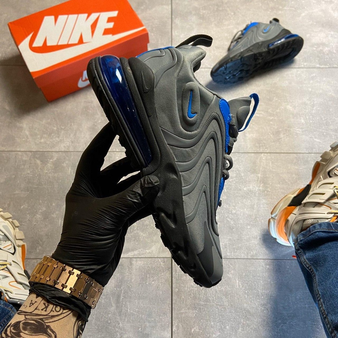 

Мужские кроссовки Nike Air Max 270 React Eng Gray Blue (Серый) Найк Аир Макс 270 43