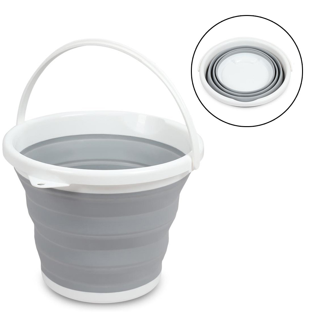 

Ведро складное (круглое) Folding Bucket 10 л (случайный цвет) (7106)