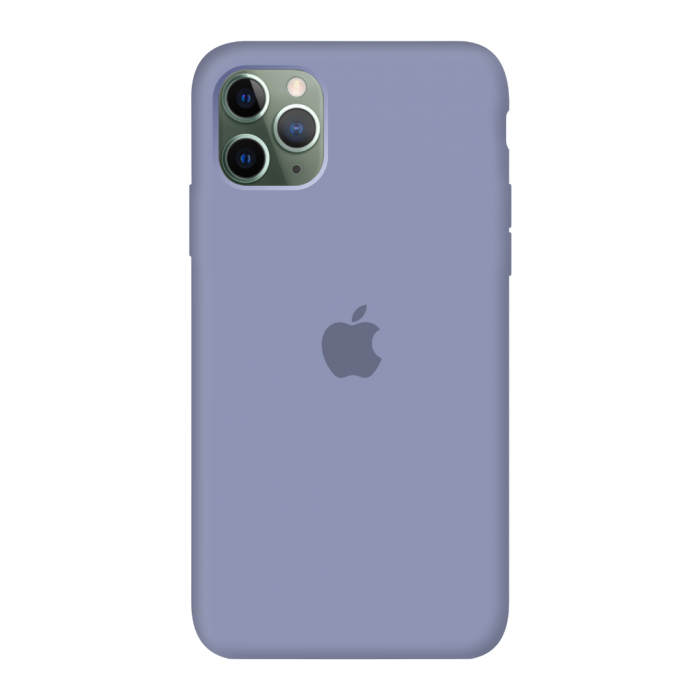 

Силиконовый чехол c закрытым низом Apple Silicone Case Lavander Gray для iPhone 11 Pro Max