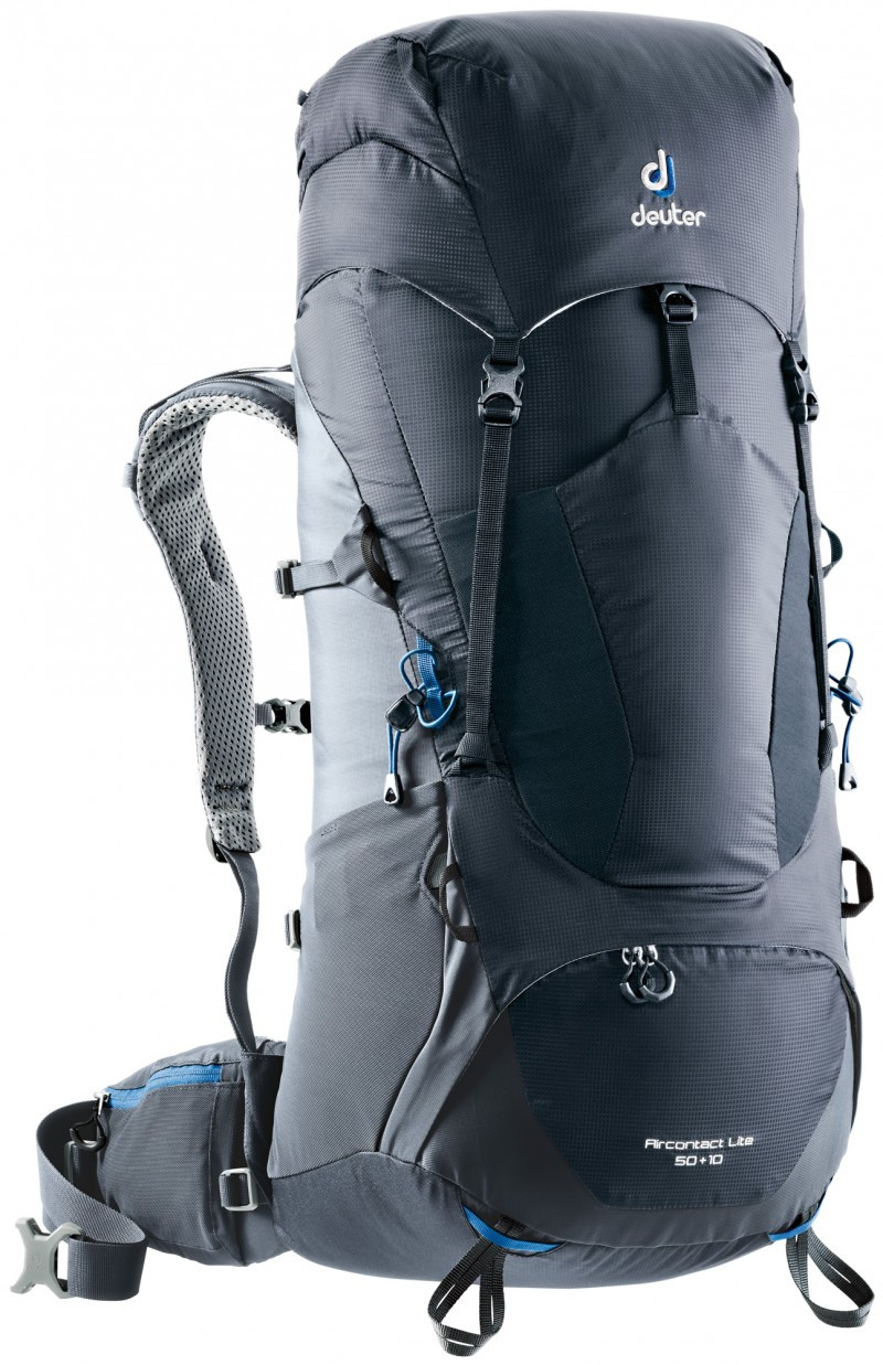 

Deuter Рюкзак Aircontact Lite 50+10 цвет 7403 black-graphite (3340318 7403)