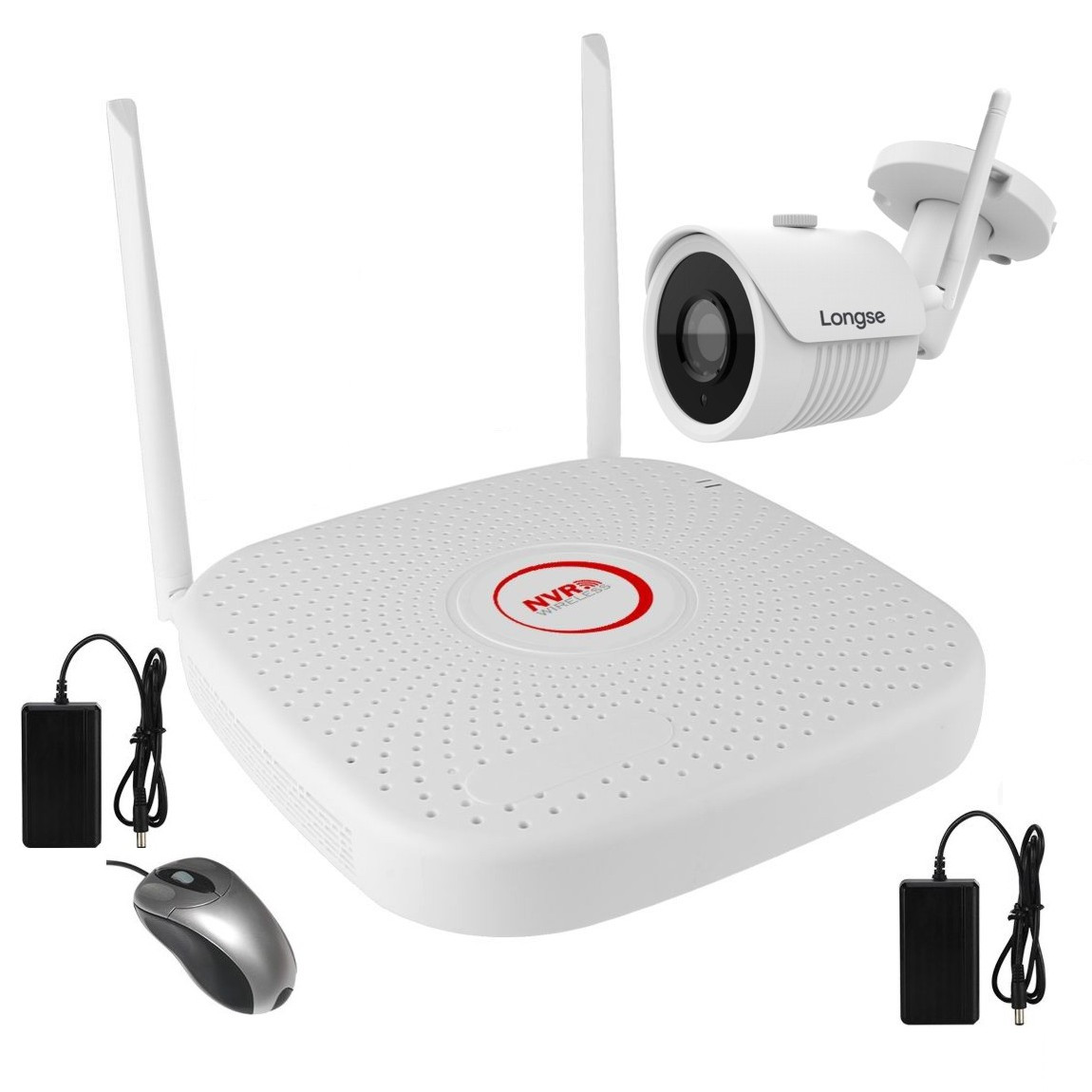 

Беспроводной комплект видеонаблюдения Longse 1Wifi-2MP kit Full HD 1080P (02306-1)