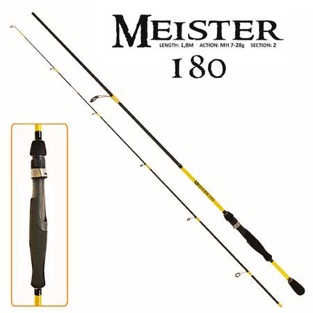 

Спиннинг штекерный "Meister" 1.8м 7-28г 2к Sams Fish