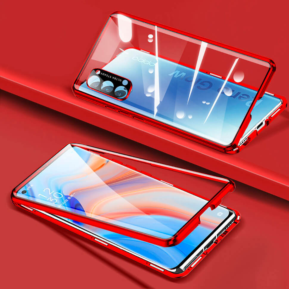 

Чехол Fashion Magnetic Flip 360 для Oppo Reno4 Pro 5G (CPH2089) Red, Красный