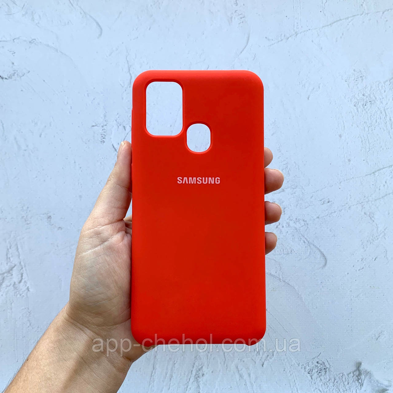 

Чехол на Samsung Galaxy M31 Silicone Case красный силиконовый Soft Touch / для Самсунг Гелекси М31