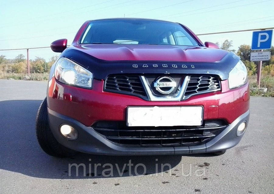 

Дефлектор капота (мухобойка) Nissan Qashqa 2009-2014