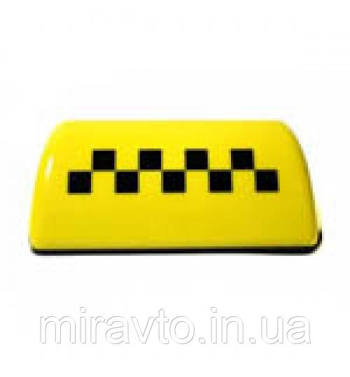 

Фишка такси на магните желтая с подсветкой, Желтый