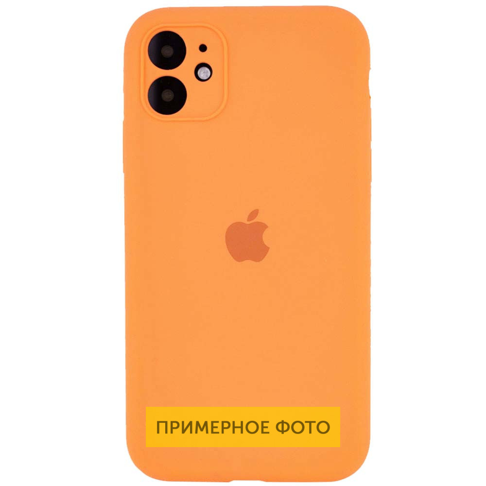 

Чехол Silicone Case Square Full Camera Protective (AA) для Apple iPhone 6/6s (4.7") Оранжевый / Bright Orange